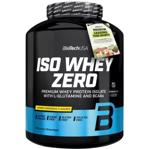 BiotechUSA Iso Whey Zero 1816g citromos sajttorta