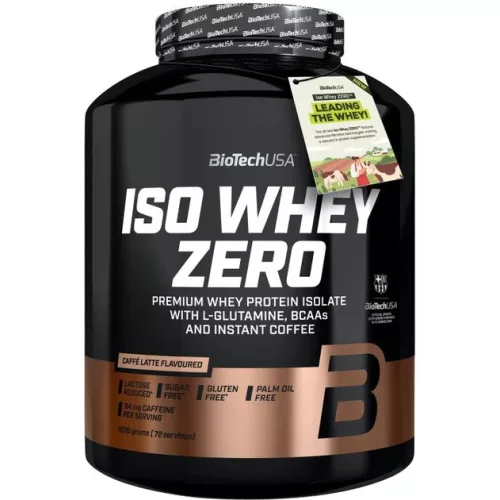 BiotechUSA Iso Whey Zero 1816g caffé latte