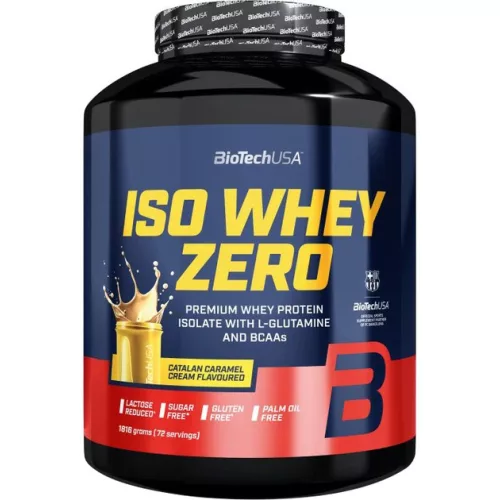 BiotechUSA Iso Whey Zero 1816g catalan caramel cream