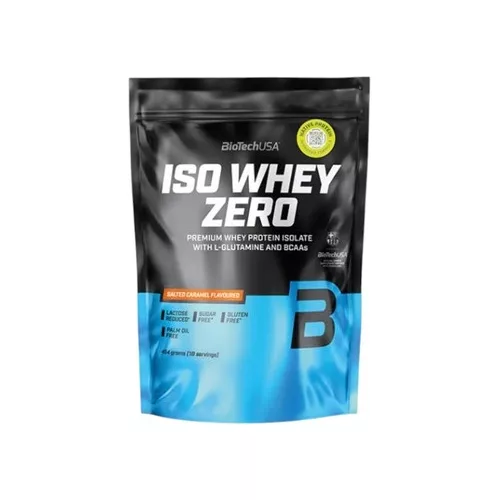BiotechUSA Iso Whey Zero 454g sós karamell