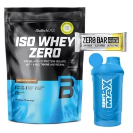 BiotechUSA Iso Whey Zero 454g mogyoró