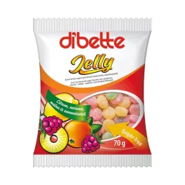 Dibette jelly vegyes gyümölcs zselé cukorka 70g - bio és új hullámos étkezés