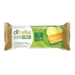 Dibette nas citrom ízű krémmel töltött mártatlan ostyaszelet hozzáadott cukor nélkül 40 g - bio és új hullámos étkezés