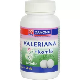 Damona valeriana+komló tabletta 90 db - bio és vegán étrendkiegészítők