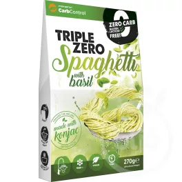 Forpro zero kalóriás tészta - spaghetti bazsalikommal cukor/zsír/laktóz/glutén/szójamentes 270 g - bio és új hullámos étkezés
