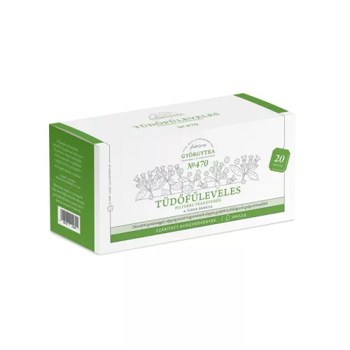 Györgytea tüdőfűleveles filteres 20x1,3g teakeverék, a torok barátja no.470