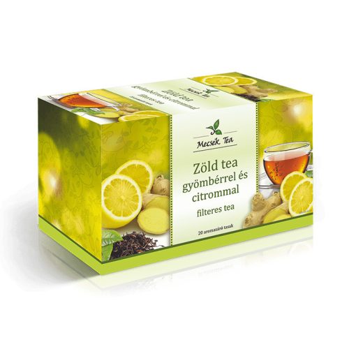 Mecsek zöld tea gyömbérrel és citrommal 20x2g 40 g