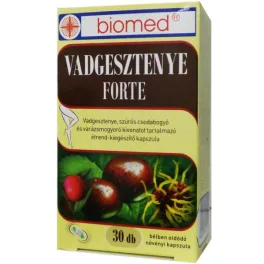 Biomed vadgesztenye forte kapszula 30 db - bio és vegán étrendkiegészítők