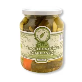 Bio Berta bio zöldhasúak (cukkíni, almapaprika, sárgarépa, zöld papadicsom, paprika) savanyúság 720 ml - bio és új hullámos étkezés