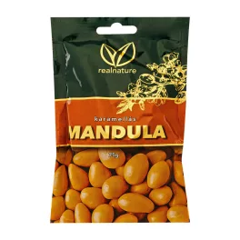 Real Nature karamellás mandula 75 g