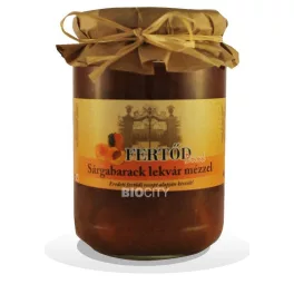 Fertődi sárgabarack lekvár mézzel 400 g - bio és új hullámos étkezés