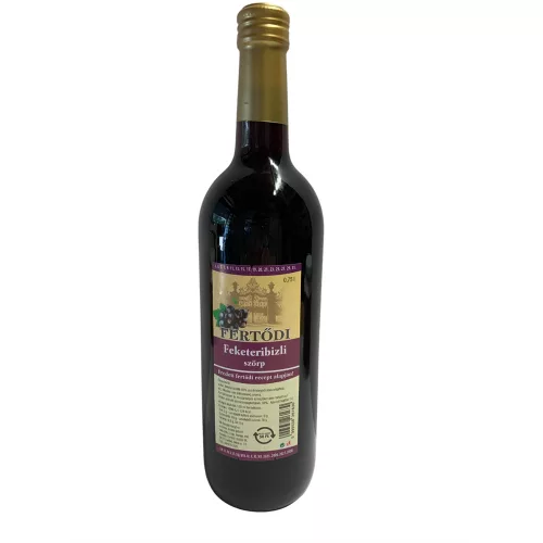 Fertődi feketeribizli gyümölcsszörp 750 ml - bio és új hullámos étkezés