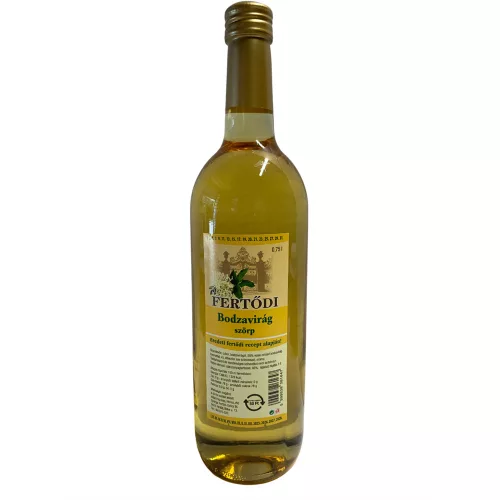 Fertődi bodzavirág szörp 750 ml - bio és új hullámos étkezés