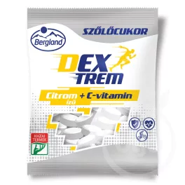 Dextreme szőlőcukor - citrom ízű + C-vitamin 70 g - bio és új hullámos étkezés