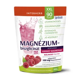   Interherb xxl 90 adag magnézium-biszglicinát italpor málna ízű 315 g
