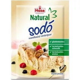 Haas natural sodó vanília ízű öntetpor 15 g - bio és új hullámos étkezés