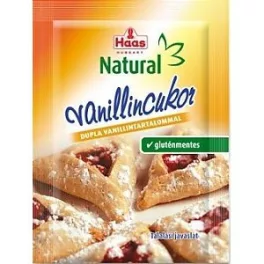 Haas natural vanillincukor 8 g - bio és új hullámos étkezés