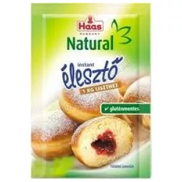 Haas natural instant élesztő 7 g - bio és új hullámos étkezés