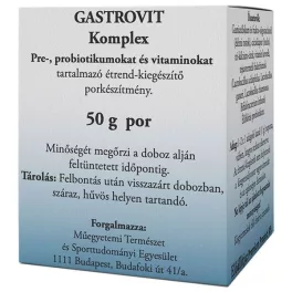   Gastrovit komplex pre-, probiotikumokat és vitaminokat tartalmazó étrend-kiegészítő por 50 g