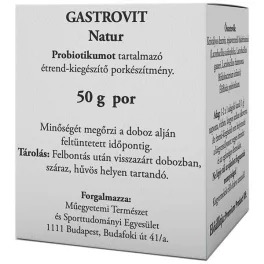   Gastrovit natur probiotikumot tartalmazó étrend-kiegészítő por 50 g