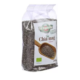 Biorganik bio chia mag fekete 200 g - bio és új hullámos étkezés