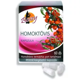 Boszy homoktövis kapszula 60 db - bio és vegán étrendkiegészítők