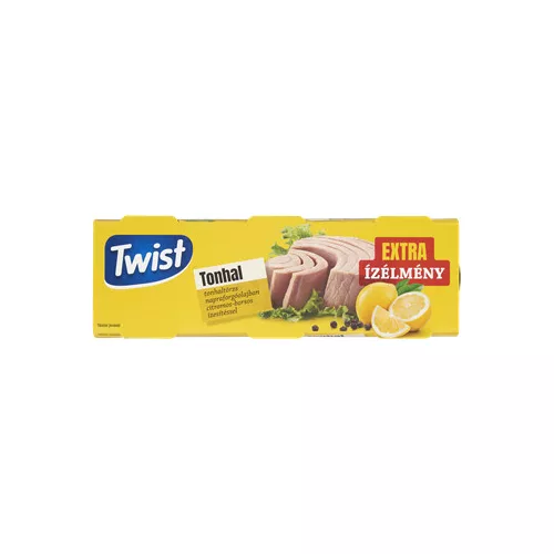Twist tonhaltörzs növényi olajban citromos-borsos ízesítéssel 3x80g 240 g