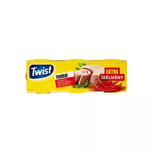 Twist tonhaltörzs növényi olajban édes chili ízesítéssel 3x80g/3x52g