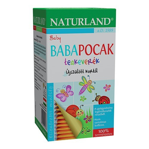 Naturland teakeverék babapocak filteres 20db