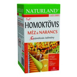 Naturland homoktövis méz narancs gyümölcsös ízélmény 20x2 40 g - bio és új hullámos étkezés