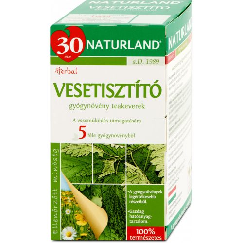 Naturland vesetisztító tea 20x1, 6g 32 g 20filter