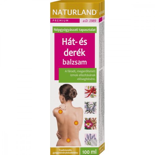 Naturland hát-és derékbalzsam 100 ml