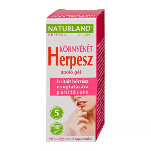 Naturland herpesz környékét ápoló gél 10 g