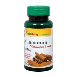Vitaking cinnamon fahéj 375mg kapszula 90 db - bio és vegán étrendkiegészítők