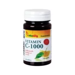 Vitaking c-1000 tabletta csikpebogyóval 30db - bio és vegán étrendkiegészítők