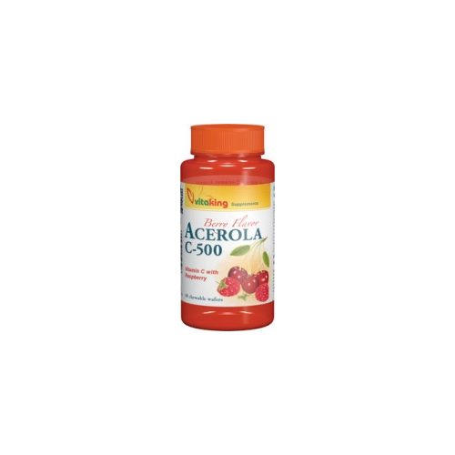 Vitaking acerola c-vitamin rágótabletta 500mg 40 db