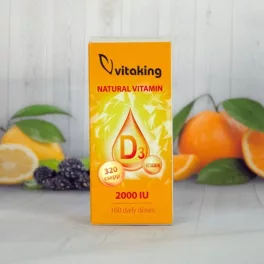Vitaking natural d3 vitamin csepp 20 ml - bio és vegán étrendkiegészítők