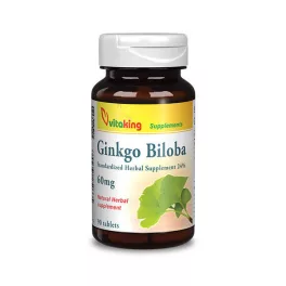 Vitaking ginkgo biloba 60mg kapszula 90 db - bio és vegán étrendkiegészítők
