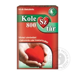 Dr.chen kolesztár 800 filmtabletta 60 db - bio és vegán étrendkiegészítők