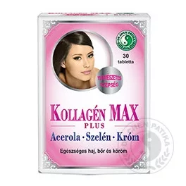 Dr.chen kollagén max plus tabletta 30 db - bio és vegán étrendkiegészítők