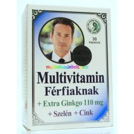 Dr.chen multivitamin férfiaknak + extra gingko 30 db - bio és vegán étrendkiegészítők