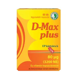 Dr.chen d-max plus d3-vitamin 3200ne kapszula 60 db - bio és vegán étrendkiegészítők