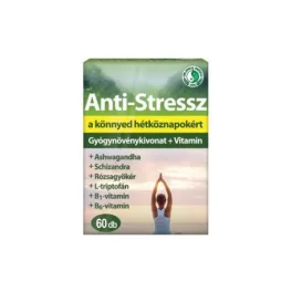 Dr.chen anti-stressz gyógynövény+vitamin kapszula 60 db - bio és vegán étrendkiegészítők