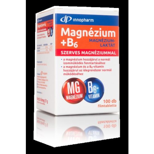 Innopharm Magnézium Laktát+B6 Filmtabl. 100 db