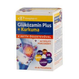 Innopharm glükózamin plus kurkuma filmtabletta 60 db - bio és vegán étrendkiegészítők