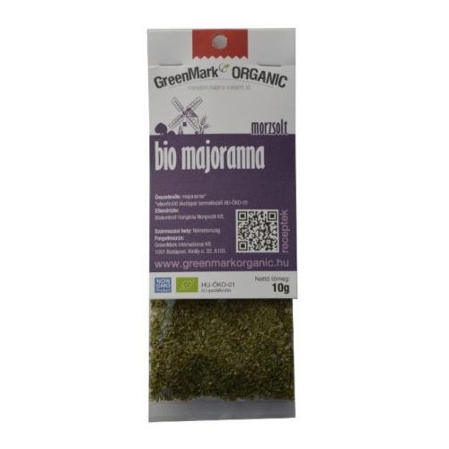 Greenmark bio majoranna morzsolt 10 g