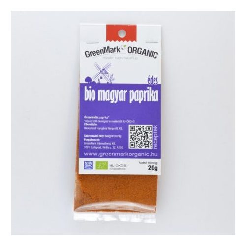 Greenmark bio magyar paprika édes 10 g