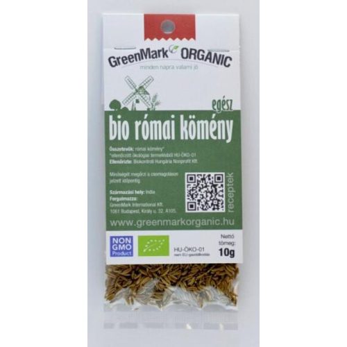 Greenmark bio római kömény egész 10 g