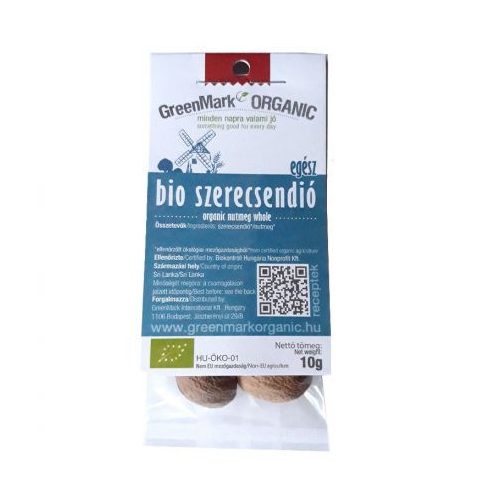 Greenmark bio szerecsendió egész 10 g