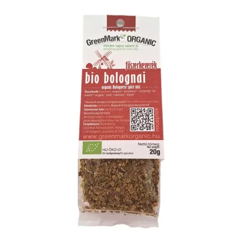 Greenmark bio bolognai fűszerkeverék 20 g